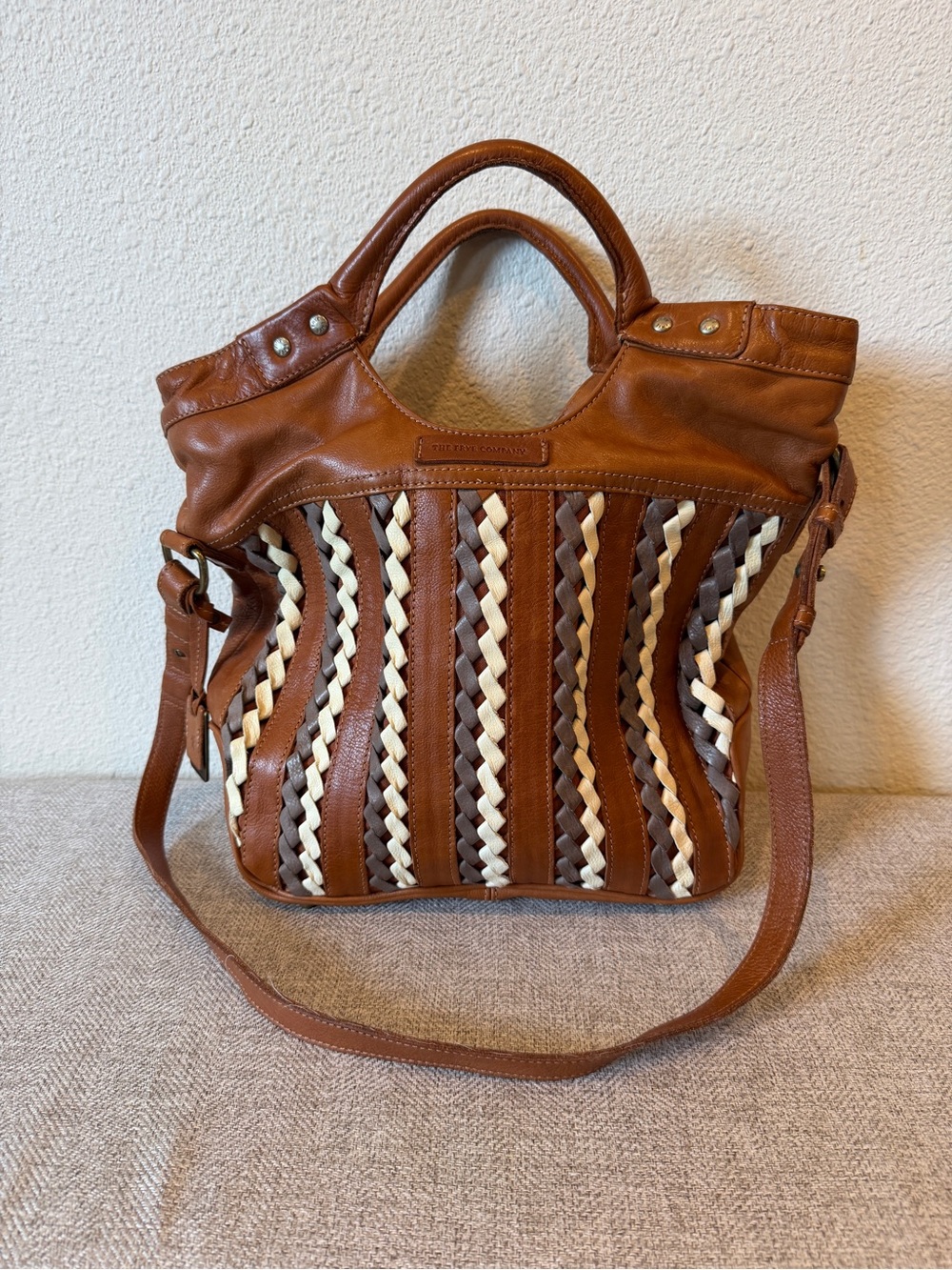 Frye-Tricia Weave Boho Bag
